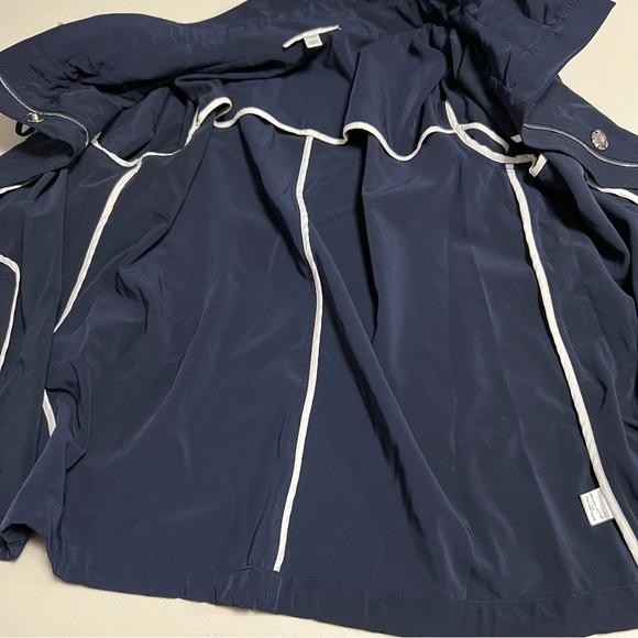 st. John Navy Blue Full Zip Jacket (no hood) - Picture 7 of 15